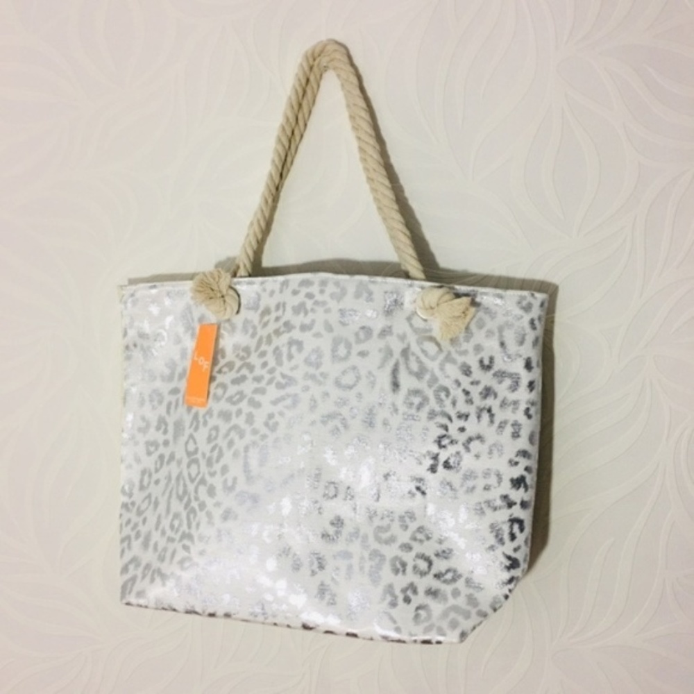 Leopard print tote bag- SUMMER handbag
